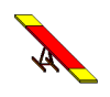 Agility seesaw red and gold