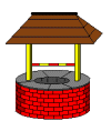 Agility wishing well red and gold